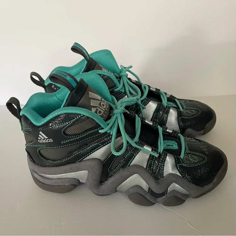 *SOLD*Adidas Crazy 8 Kobe Bryant Grey Teal Black Sneaker Shoe Sz 9.5 - Picture 4 of 12